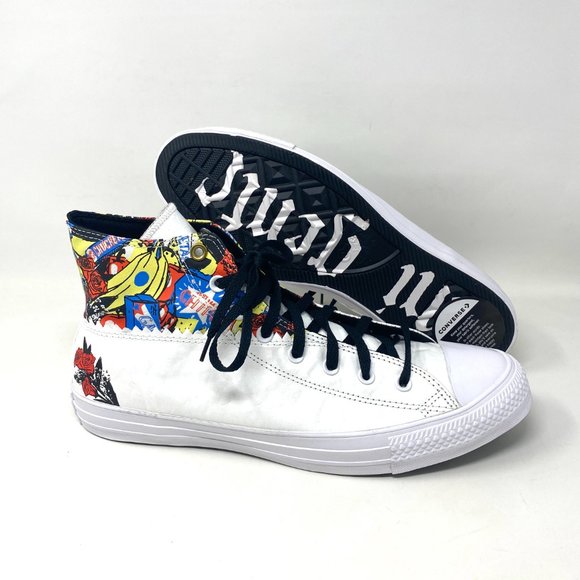 💖MEGA SALE💖Converse CTAS Chuck Taylor Hi Mi Gente Leather White Women 171494C - Picture 7 of 10